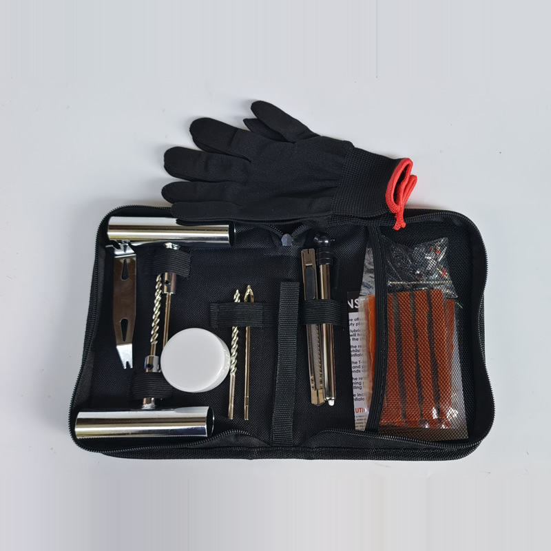 Automobiļa vakuuma riepu remonta instruments, kas piemērots aukstā remonta gumijas sloksnes instrumentam, smailu degunu knaibles, vārsta serdeņa avārijas piederumi