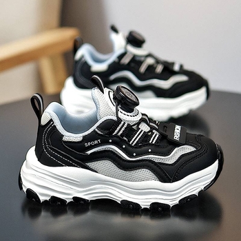 Мъжки обувки Balabala, пролет и есен 2025, нови детски противоплъзгащи мрежести обувки Torre, голяма детска модна марка