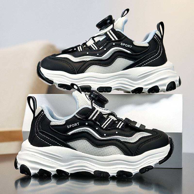 Мъжки обувки Balabala, пролет и есен 2025, нови детски противоплъзгащи мрежести обувки Torre, голяма детска модна марка