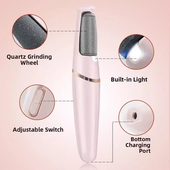 Tarpvalstybinis įkrovimo pėdų šlifuoklis, elektrinis kokonų šalinimas, negyvos odos šalinimas ir pėdų šlifavimo mašina, buitinė pėdų kirpimo mašina, USB dviejų pavarų įkrovimas