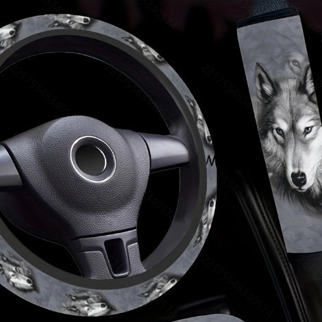 Vanjska trgovina General Motors Navlaka za volan Navlaka za rame Set od 3 komada Materijal za ronjenje Gumeni tisak Amazon prekogranični ekskluzivni