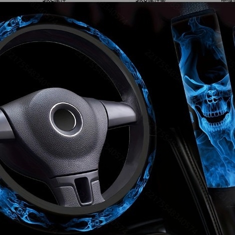 Vanjska trgovina General Motors Navlaka za volan Navlaka za rame Set od 3 komada Materijal za ronjenje Gumeni tisak Amazon prekogranični ekskluzivni