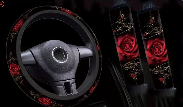 Ārējās tirdzniecības General Motors stūres rata pārsega plecu pārsega 3 daļu komplekts niršanas materiālam gumijas apdrukai Amazon pārrobežu ekskluzīvi