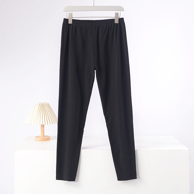 Didelio dydžio vokiškos aksominės šiltos rudens kelnės moteriškos rudens, prigludusios, besiūlės vidinės kelnės rudeniui ir žiemai