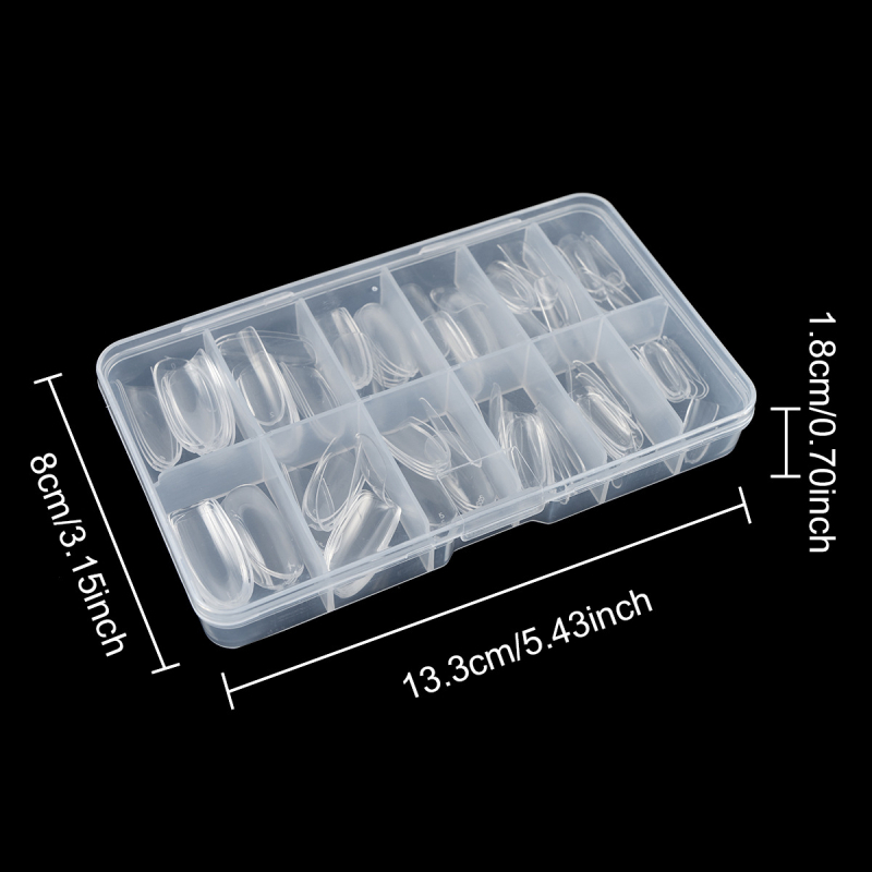 Europa i Sjedinjene Države posebni nokti nokti nokti prozirni nokti Nokti nokti bešavni lažni nokti u kutiji lijes oklop prekogranični ekskluzivni