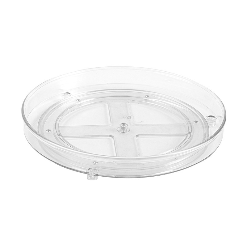 „Delun“ laikymo lentynėlė, permatoma kosmetika, besisukanti laikymo lentynėlė, vonios kambario tualetinis staliukas, stalinis kvepalai, odos priežiūros priemonės