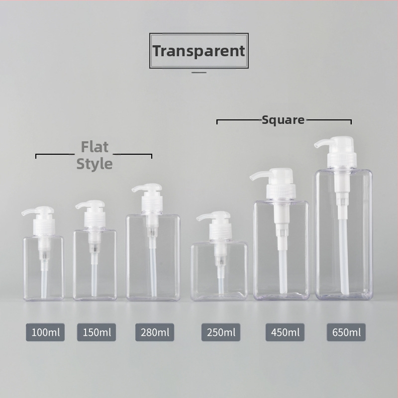 petg 100ml250 kvadratinių losjono buteliukų odos priežiūros priemonių dušo želės buteliukų šampūno losjono buteliukų kelioninių sub-išpilstymo buteliukų