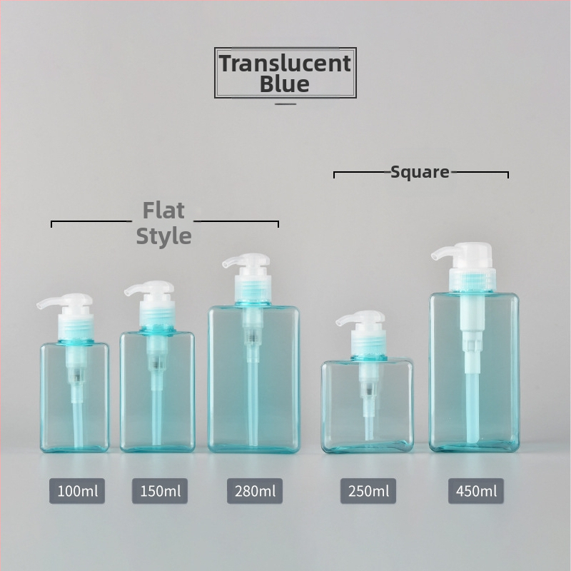 petg 100ml250 kvadratinių losjono buteliukų odos priežiūros priemonių dušo želės buteliukų šampūno losjono buteliukų kelioninių sub-išpilstymo buteliukų