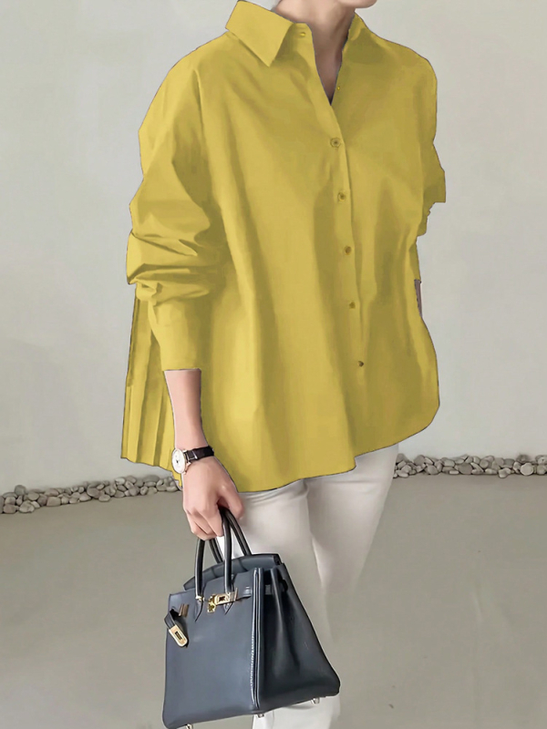 „Independent Station Shein2025“ pavasario ir rudens nauji didelio dydžio moteriški laisvi raukiniai, klostuoti asimetriški nišiniai marškinėliai.