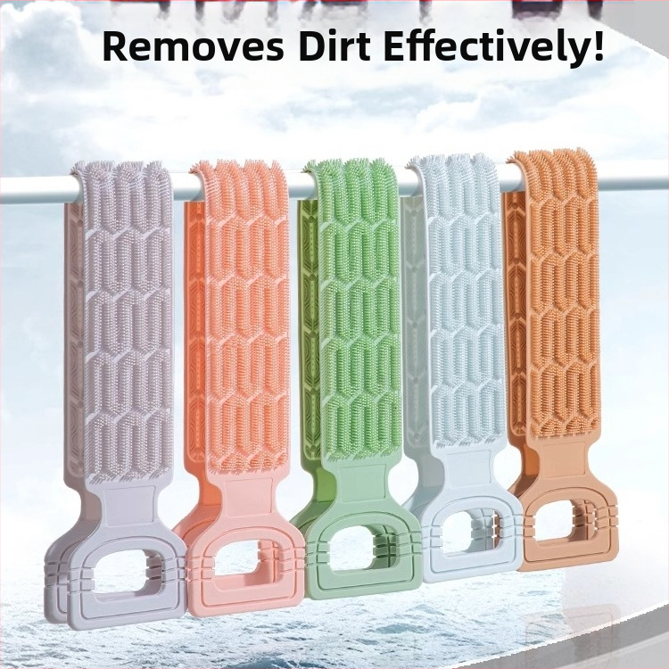 Silikónová osuška na drhnutie chrbta, pánska masáž chrbta, odstraňovanie bahna, pánska a dámska kefa na masáž chrbta