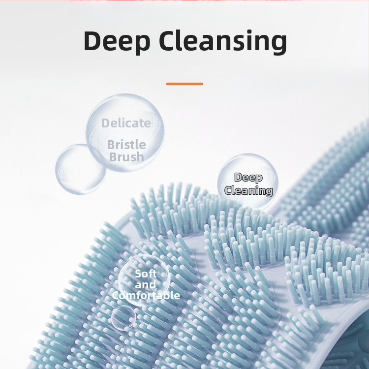 Silikónová osuška na drhnutie chrbta, pánska masáž chrbta, odstraňovanie bahna, pánska a dámska kefa na masáž chrbta