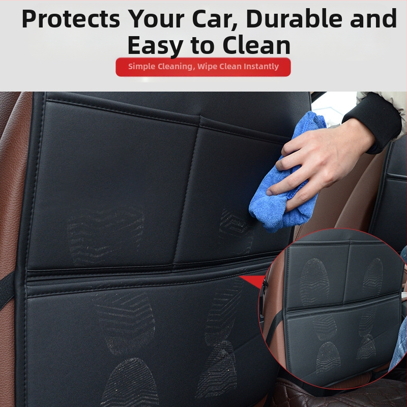 Защитна подложка против удар за облегалката на задната седалка на автомобила, антизамърсяваща подложка за кола Four Seasons, универсална неплъзгаща се подложка за интериор на автомобила