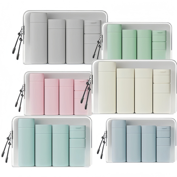 Nordic Color voolikupudeli pudel Reisišampoon Lotion Kehaseep Kosmeetiline kreem Näokreem Väike tühi pudel