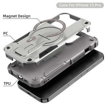 Sobib Apple 17Promax Bundesliga magnetilise peidetud klambriga mobiiltelefoni ümbrisele Iphone 16E diagonaalsele kaitseümbrisele