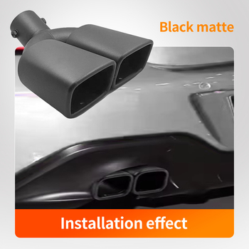 Automašīnas izplūdes caurule, kas piemērota jaunam Saiou, Jauns, piemērots Fox Yuexiang nerūsējošā tērauda trokšņa slāpētāja astes kakls