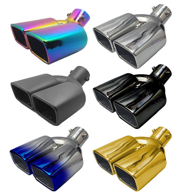 Automašīnas izplūdes caurule, kas piemērota jaunam Saiou, Jauns, piemērots Fox Yuexiang nerūsējošā tērauda trokšņa slāpētāja astes kakls