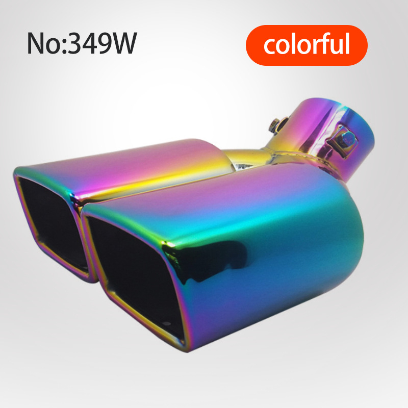 Automašīnas izplūdes caurule, kas piemērota jaunam Saiou, Jauns, piemērots Fox Yuexiang nerūsējošā tērauda trokšņa slāpētāja astes kakls