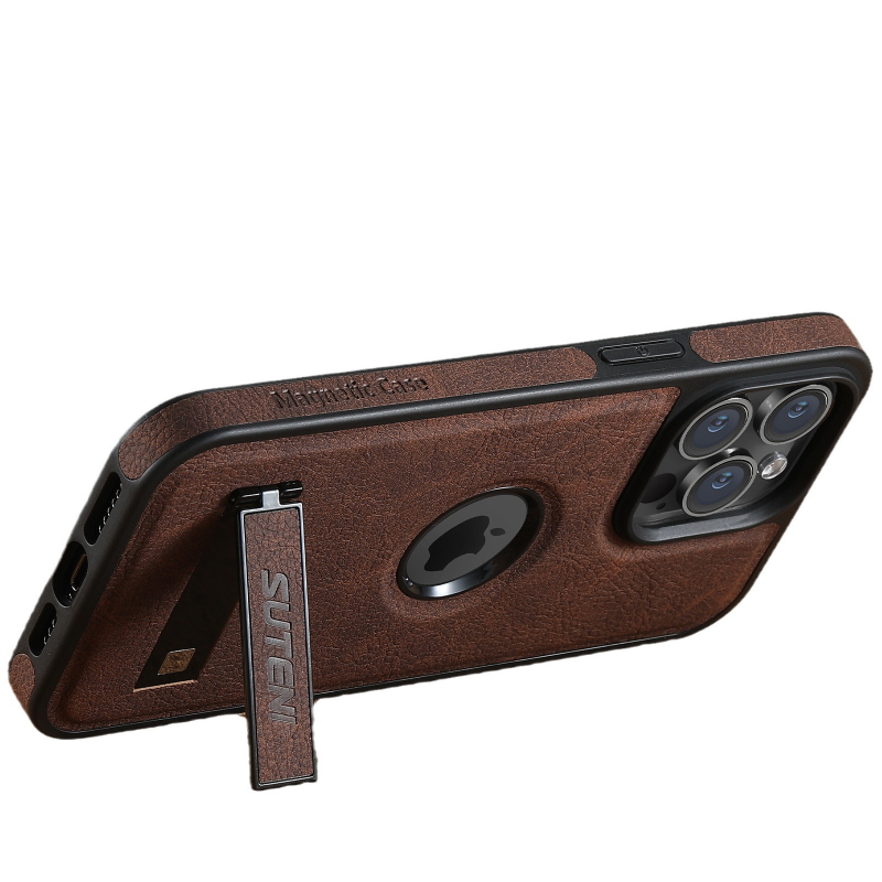 Sobib iPhone 17 Pro Maxile, juhtmevaba laadimisega, Magsafe telefoni nahkümbris, autokinnitus, magnetiline kaitseümbris