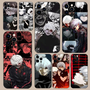 Anime Tokyo Ghoul Apple 16+ telefoniümbrisele Jinmukan 15promax must pehme ümbris