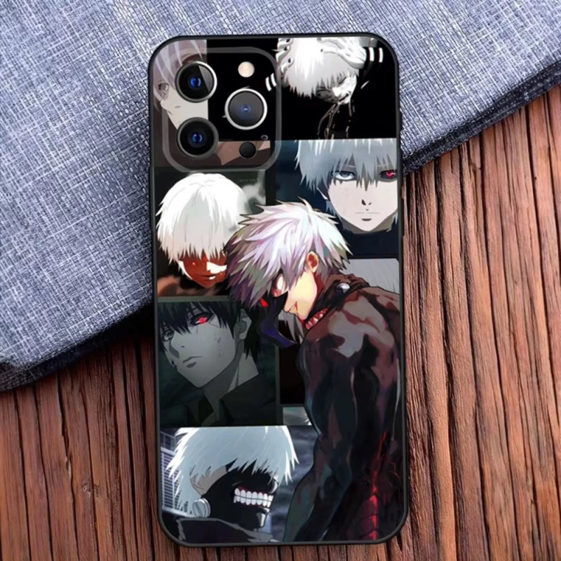 Anime Tokyo Ghoul Apple 16+ telefoniümbrisele Jinmukan 15promax must pehme ümbris