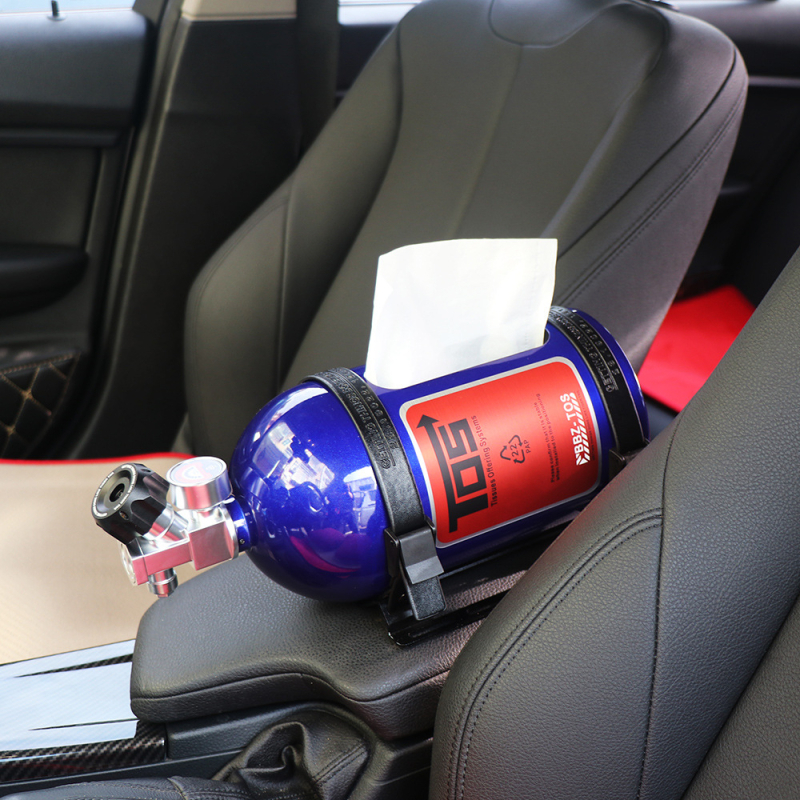 Piiriülene loominguline NOS-i salvrätikukarp autosalongi NOS-i lämmastikusilindri salvrätikutoru autosalongi kaunistamine salvrätikute hoiustamine