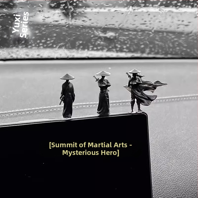 2025 Jianghu Love Chivalrous Декорация за странична конзола на прозореца на автомобила Jianghu Ancient Style Car Healing Interior Decoration