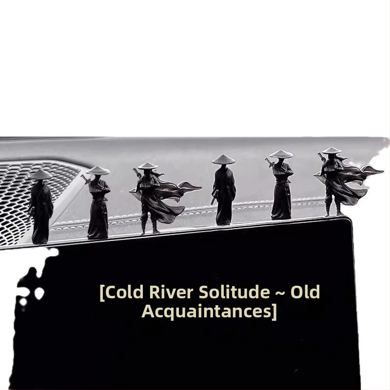 2025 Jianghu Love Chivalrous Декорация за странична конзола на прозореца на автомобила Jianghu Ancient Style Car Healing Interior Decoration