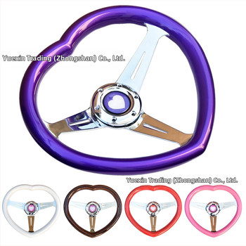 Automobilio modifikuotas širdies formos vairas JDM modifikuoto stiliaus universalus lenktyninis asmeninis vairas populiarus populiarus modelis