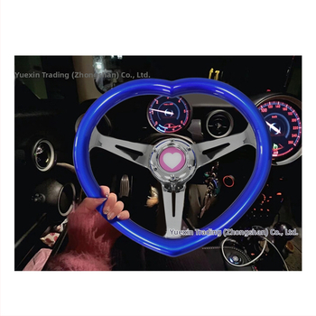 Automobilio modifikuotas širdies formos vairas JDM modifikuoto stiliaus universalus lenktyninis asmeninis vairas populiarus populiarus modelis