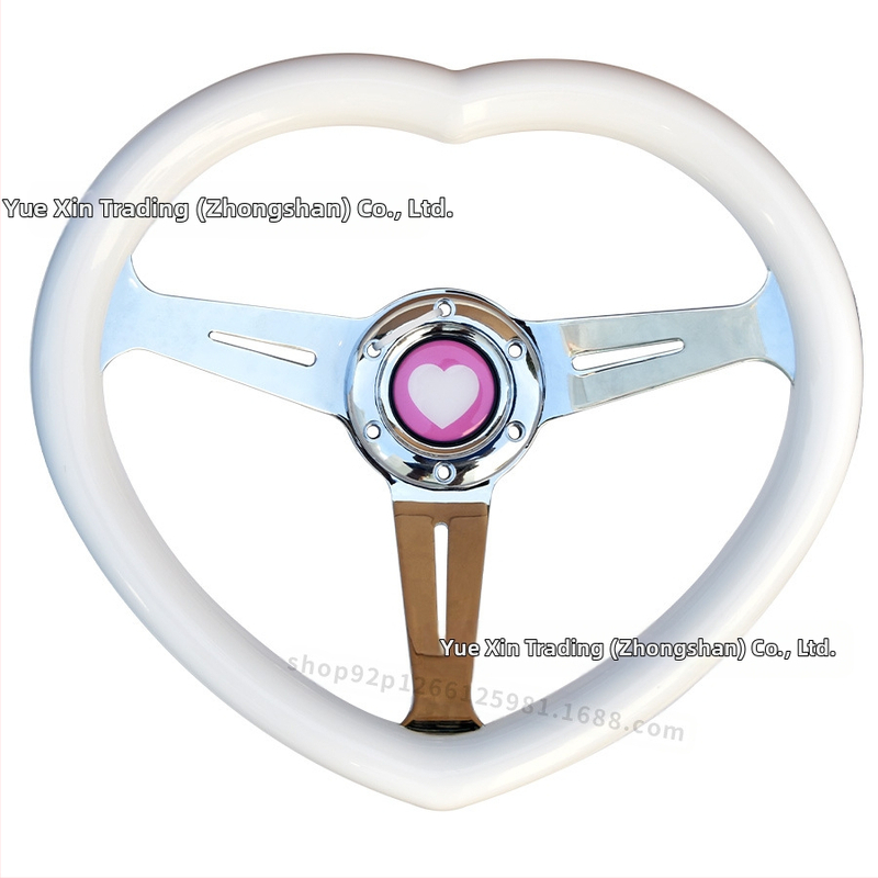 Automobilio modifikuotas širdies formos vairas JDM modifikuoto stiliaus universalus lenktyninis asmeninis vairas populiarus populiarus modelis