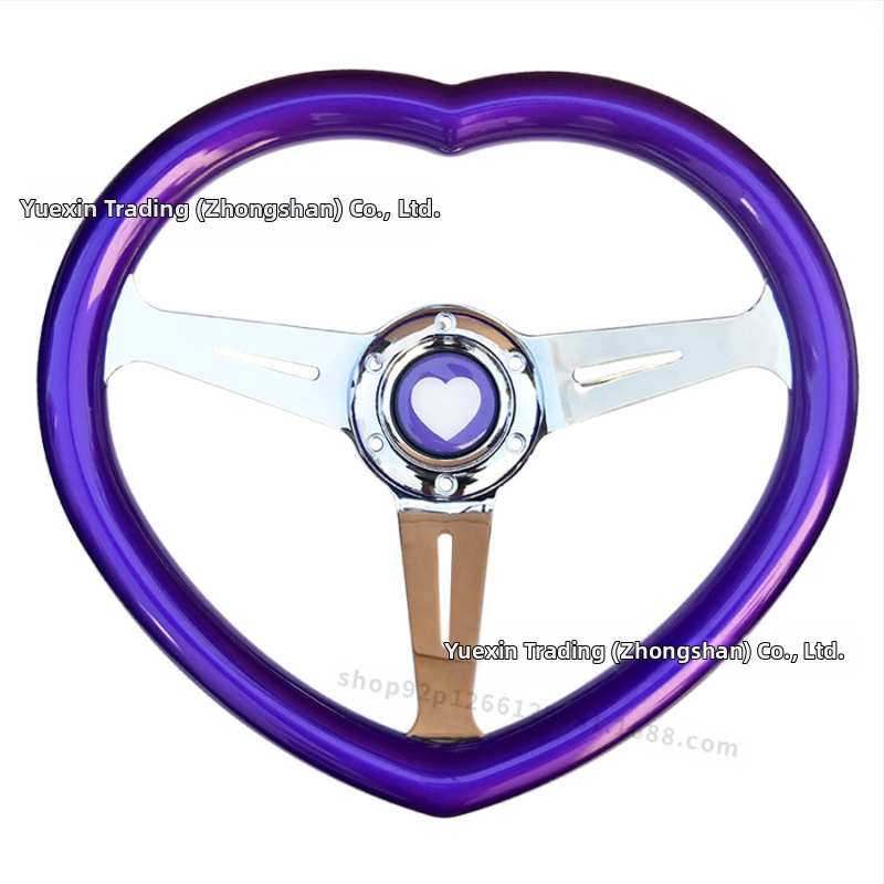 Automobilio modifikuotas širdies formos vairas JDM modifikuoto stiliaus universalus lenktyninis asmeninis vairas populiarus populiarus modelis
