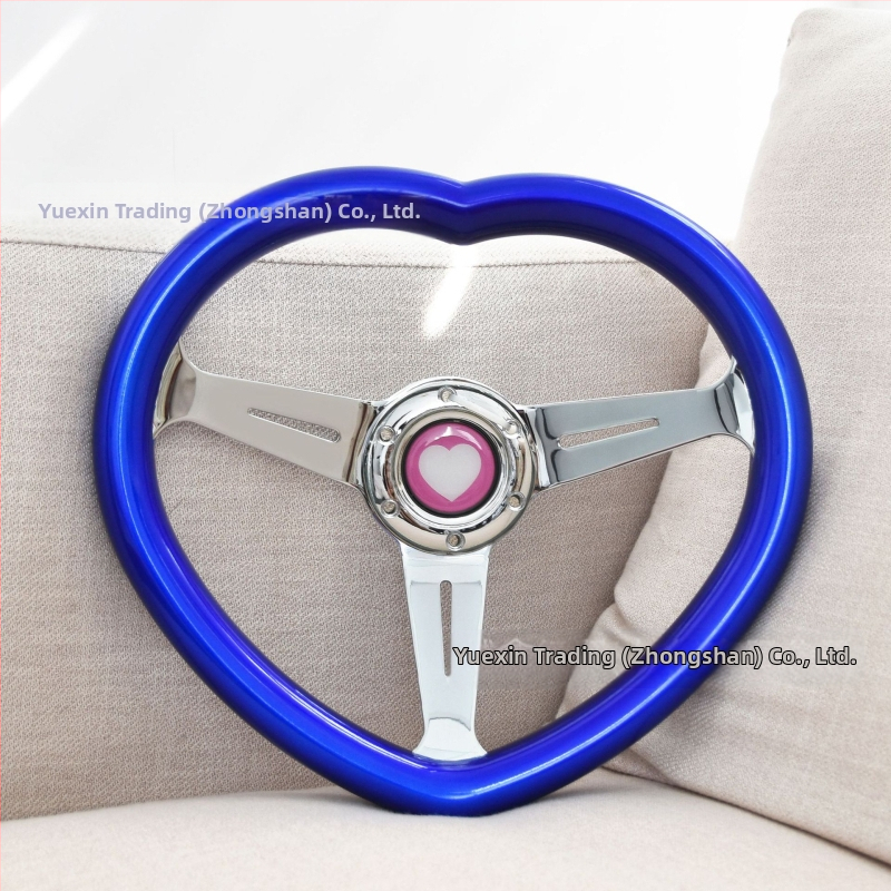 Automobilio modifikuotas širdies formos vairas JDM modifikuoto stiliaus universalus lenktyninis asmeninis vairas populiarus populiarus modelis