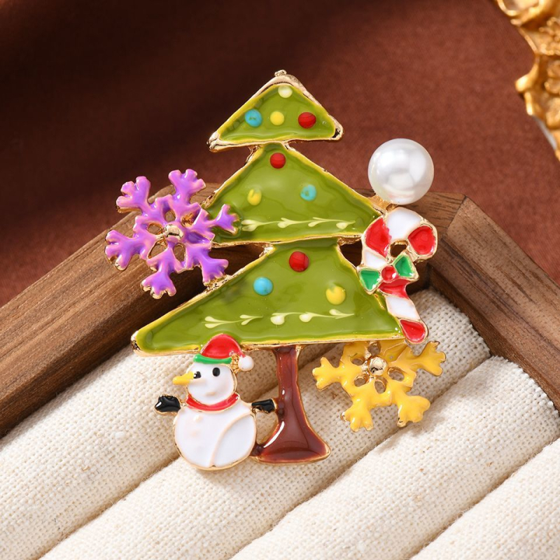 Vintage jõulupross, Euroopa ja Ameerika stiilis glasuuritud värviline jõulupuu, jõuluvana, lumehelveste, korsettnõelaga, saapad, lumememm, kelluke, varustus