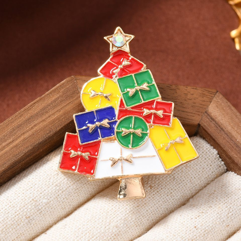 Vintage jõulupross, Euroopa ja Ameerika stiilis glasuuritud värviline jõulupuu, jõuluvana, lumehelveste, korsettnõelaga, saapad, lumememm, kelluke, varustus