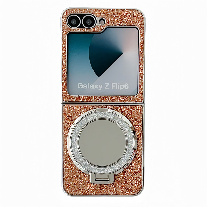 Sobib Samsung Zfilp7 galvaniseeritud Flash Diamond mobiiltelefoni ümbrisele, peegliga, Zfilp3/4 magnetiga, Zfilp 40% soodsam, virnastatud kronstein, uus