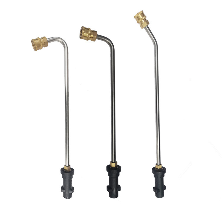 Piiriülene hulgimüügi kõrgsurve veepüstol Küünarnuki ventilaatori otsik mitme nurga all pikendusvarras otseühendusega pikendusvarras