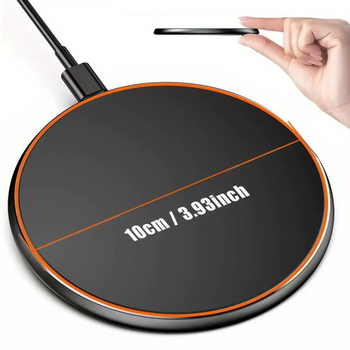 Üliõhuke ümmargune Qi15W/20W juhtmevaba laadija, hulgimüük, sobib Apple`i ja Huawei lauaarvuti mobiiltelefonide juhtmevabale laadimisele