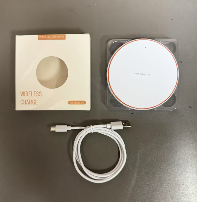 Üliõhuke ümmargune Qi15W/20W juhtmevaba laadija, hulgimüük, sobib Apple`i ja Huawei lauaarvuti mobiiltelefonide juhtmevabale laadimisele