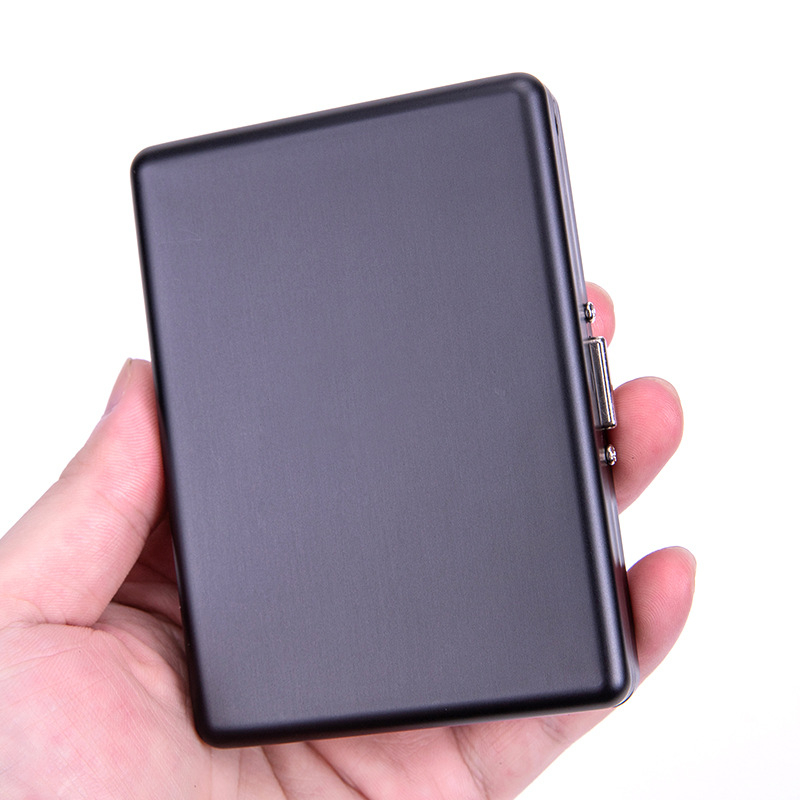 Tootja kohandatud mitmeotstarbeline sigaretiümbris meeste sigaretikott suitsetamiskomplekt rõhuvastane trendikas krediitkaardihoidja kaardihoidja mündikott metallist kaardikarp