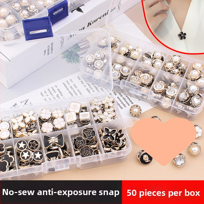 Dámska košeľa s gombíkmi, antireflexný gombík, bezšvový kardigan, neviditeľný dámsky gombík, skrytý gombík, pevný patentný gombík, perlový ozdobný gombík