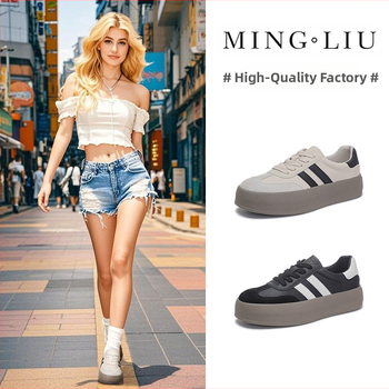 Pravá kožená obuv Moral, jeseň 2025, nové tenisky s hrubou podrážkou, ploché športové biele topánky, dámske topánky Forrest Gump, ležérne dámske topánky