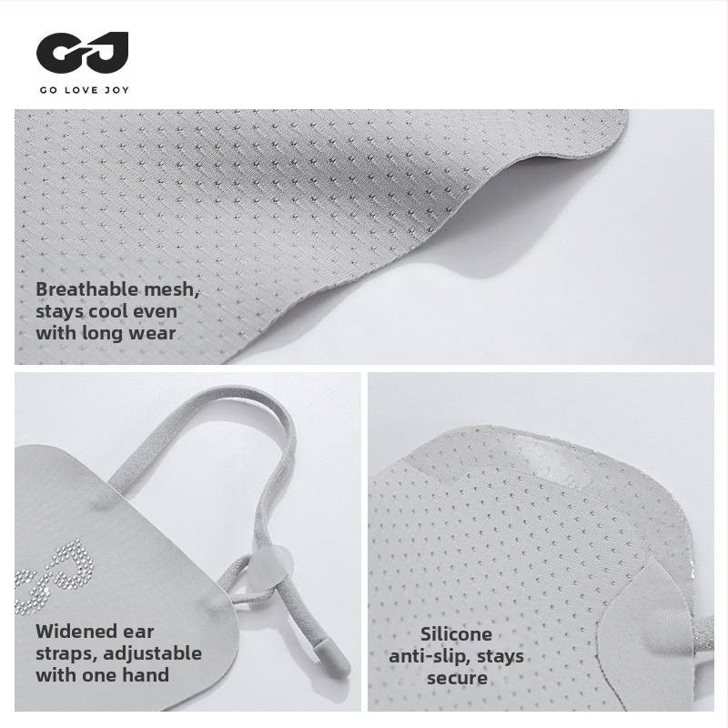 Лятна тънка дишаща маска за ледена коприна, открит голф, анти-ултравиолетова триизмерна слънцезащитна маска за очи