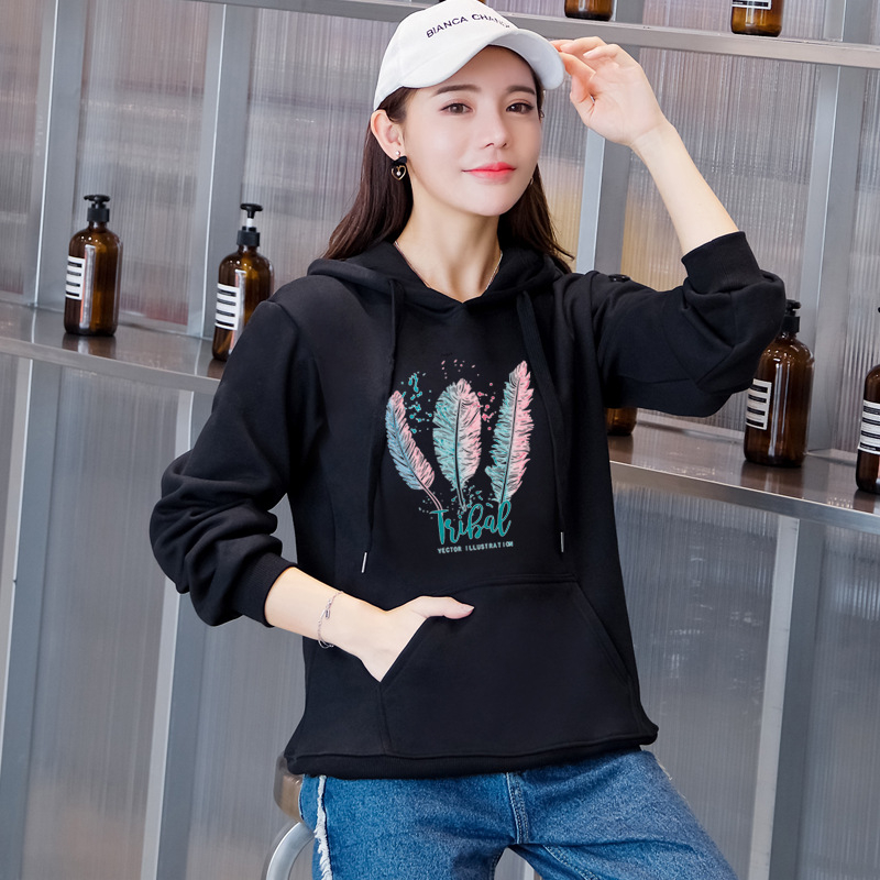 Naiste trendikas õhuke kevad- ja sügiskampsun 2021. aastaks, uus, tudengitele mõeldud lahtise Korea stiilis kapuutsiga kampsun 3083