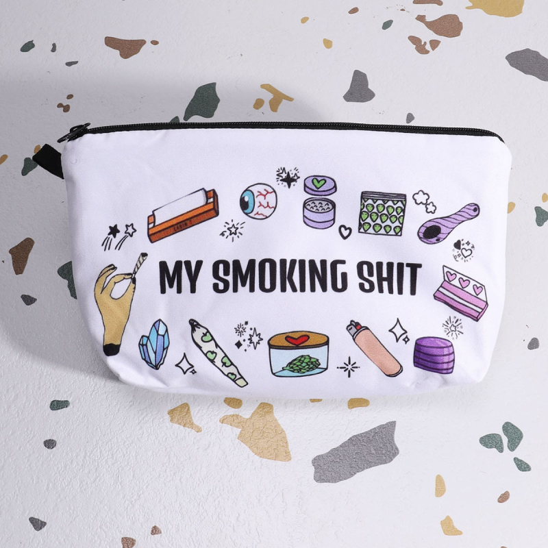 Piiriülene populaarne naiste kosmeetikakott, meeste suitsetamiskomplekti hoiukott, reisikott, tualett-tarvete kott, inglise kahepoolne trükk