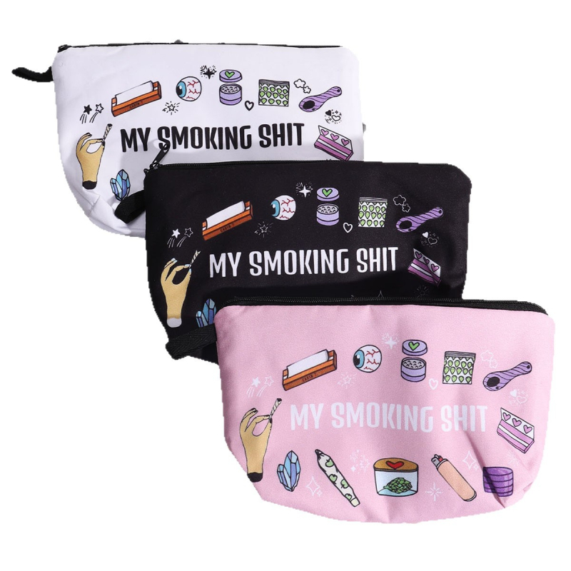 Piiriülene populaarne naiste kosmeetikakott, meeste suitsetamiskomplekti hoiukott, reisikott, tualett-tarvete kott, inglise kahepoolne trükk