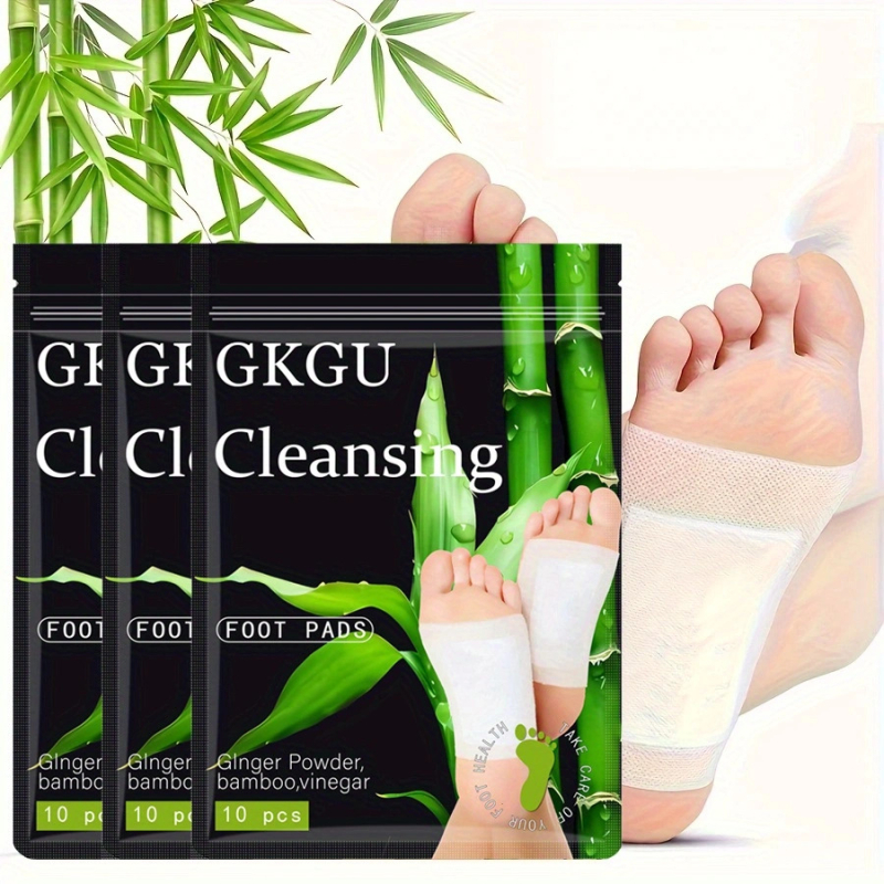 GKGU sügavpuhastav jalaplaaster Sügavpuhastav jalaplaaster Bambusäädikaga jalgade hooldus