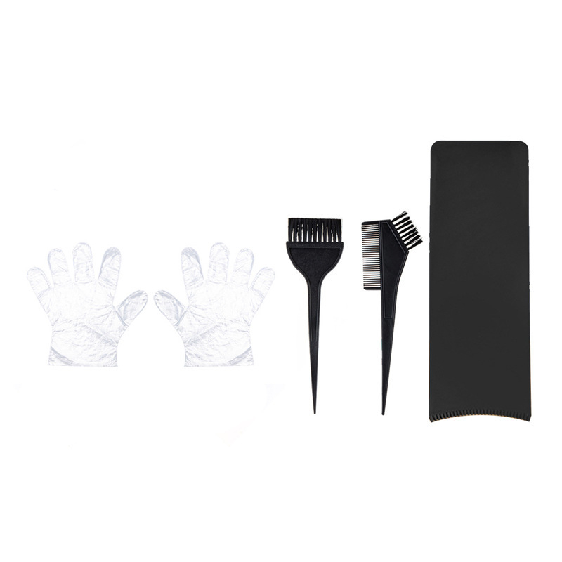 Juuksevärvimise tööriistad, juuksevärvimiskausid, juuksevärvimisrätikud, juuksevärvimispintslid, juuksevärvimiskammid, juuksevärvimistarvikud