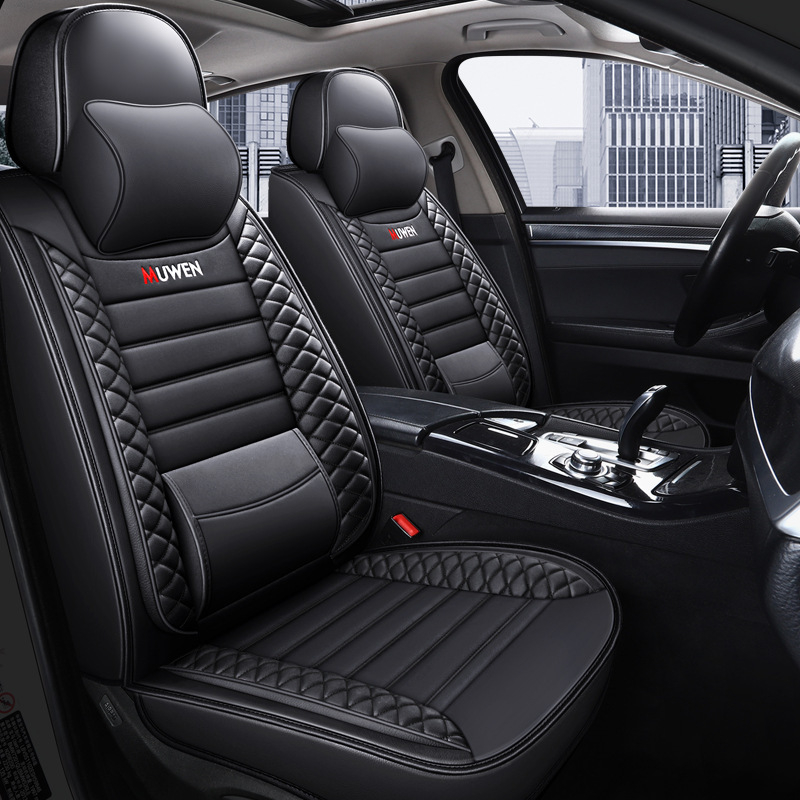 Four Seasons universaalne nahast jääsiidist fikseeritud vöökohaga seljatugi tiibadega autopadjaga täisnahast kotipadja kate tehase väljamüük