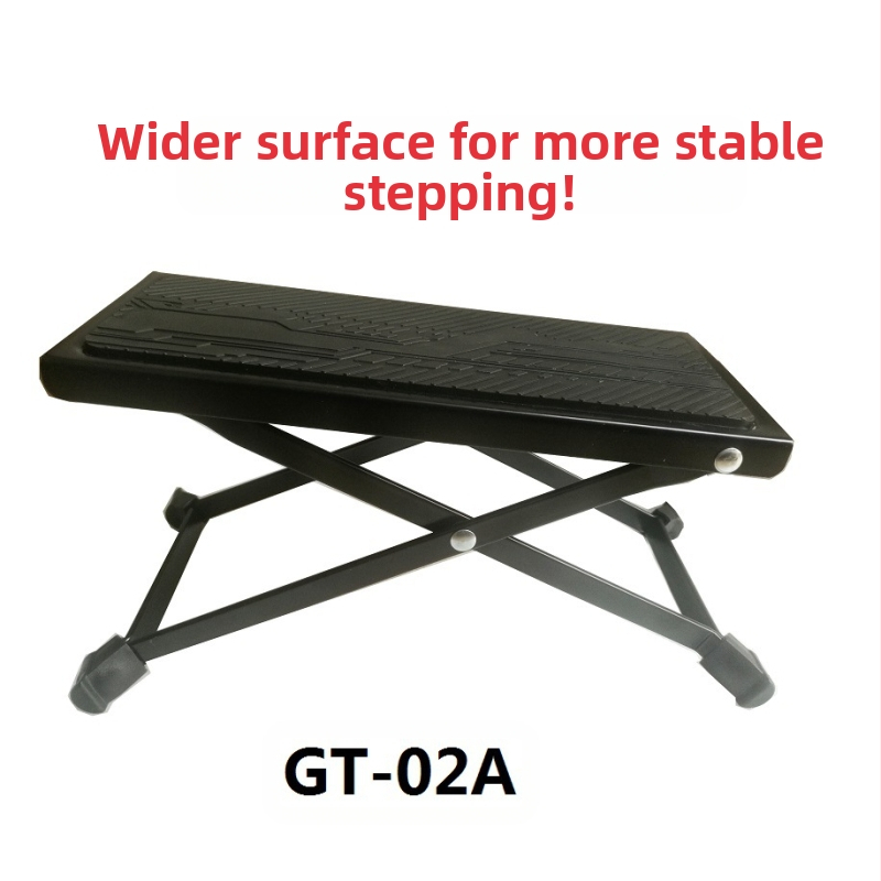 Täispuidust kitarri jalatugi, klassikalise kitarri pink, bambusest täispuidust kitarripedaal, metallist jalatugi, valikuline