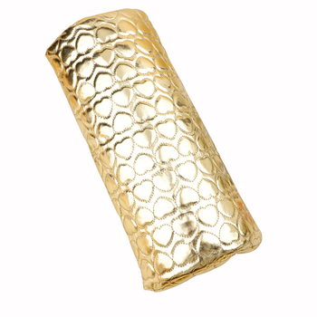 Piiriülene küünepadja tööriist südame poolringikujuline käepadi PU nahast näoarmukäepadja ülikond tolmukindel, eemaldatav ja pestav mugav